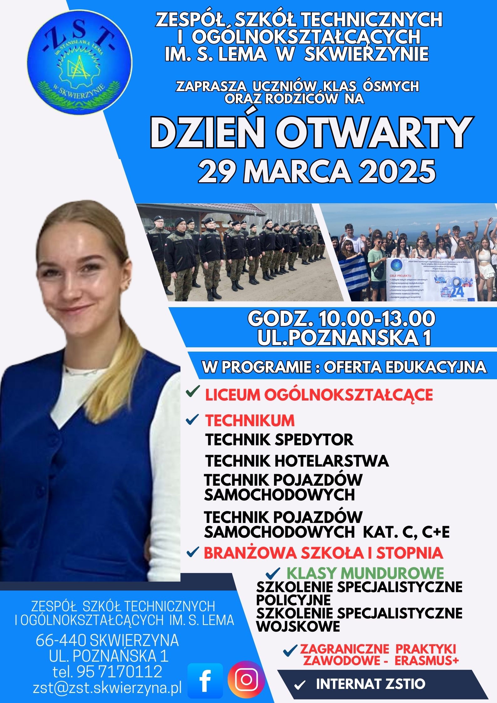 DZIEŃ OTWARTY  - ZESPÓŁ SZKÓŁ TECHNICZNYCH I OGÓLNOKSZTAŁCĄCYCH