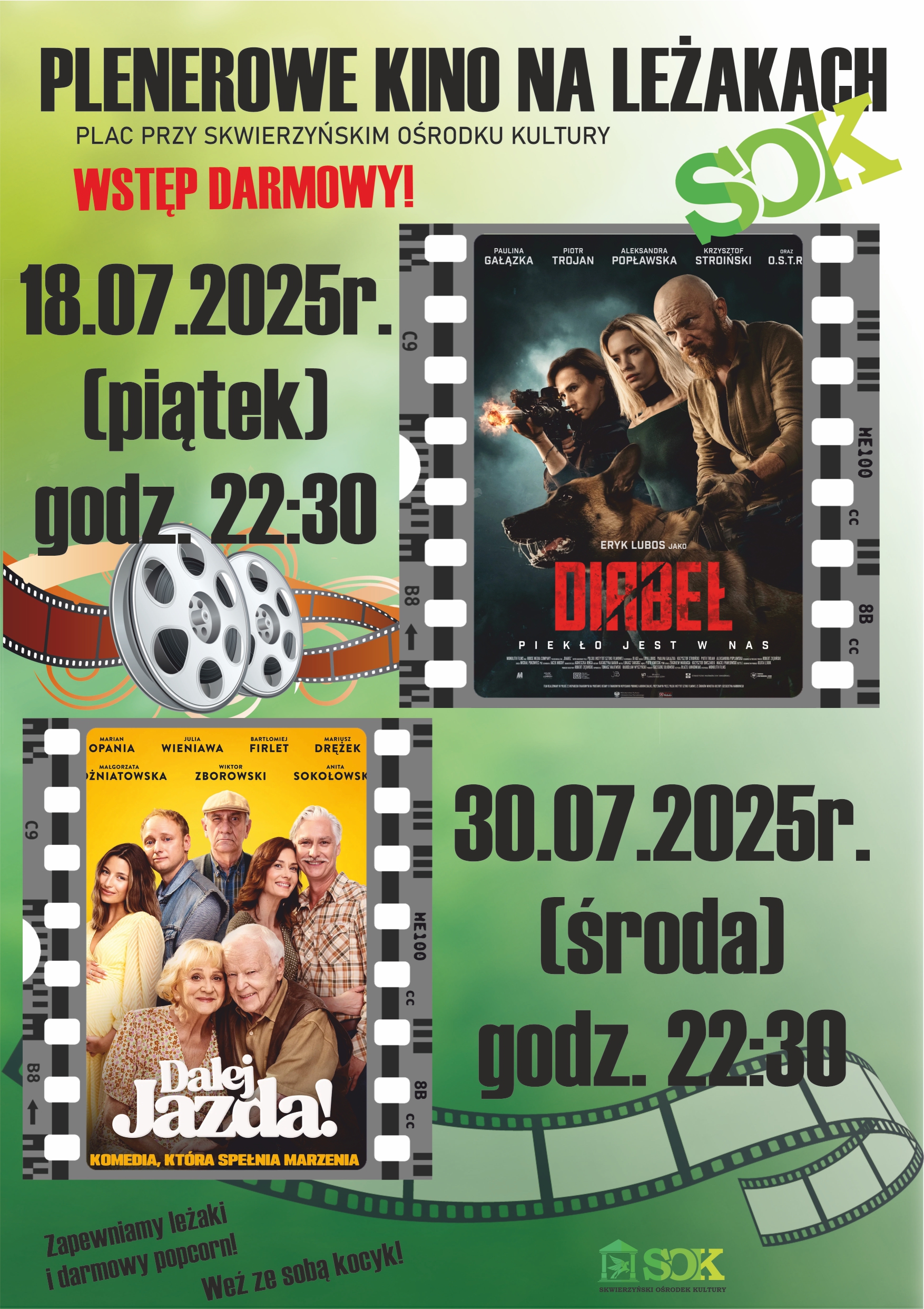PLENEROWE KINO NA LEŻAKACH SOK
