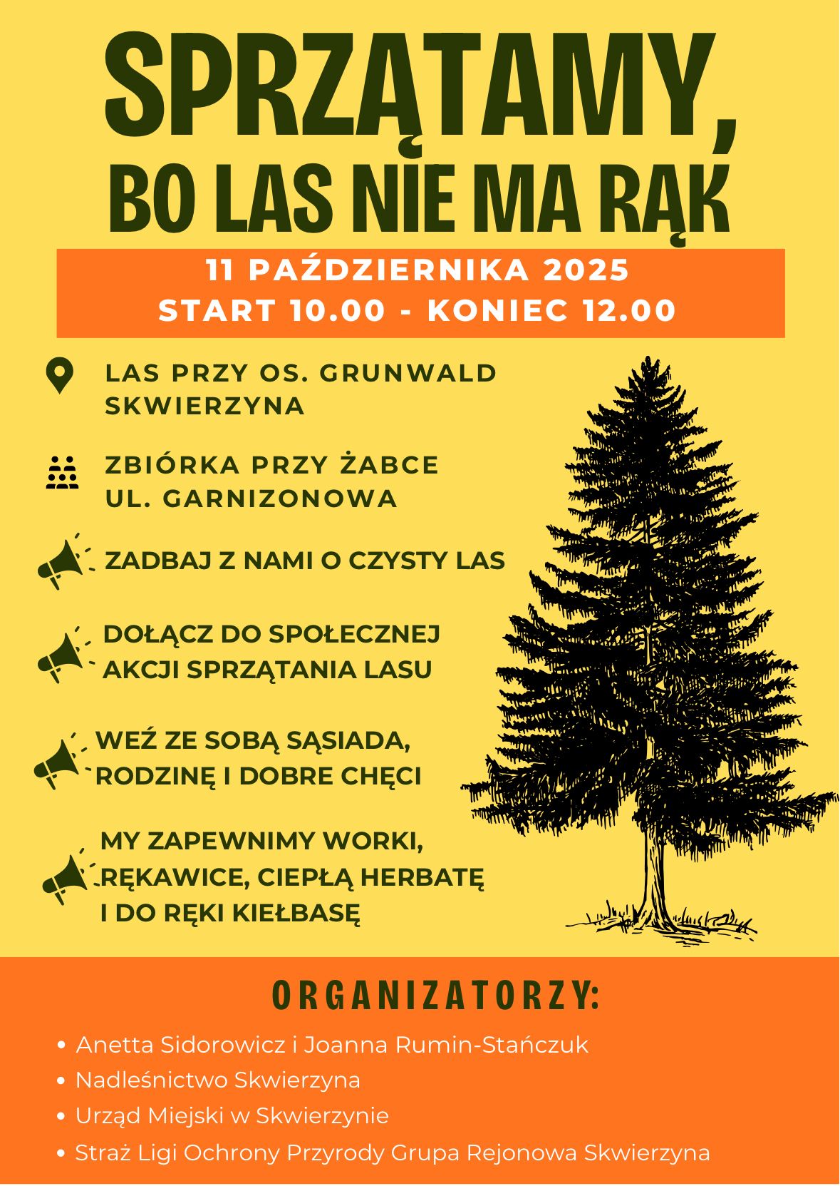 SPRZĄTAMY, BO LAS NIE MA RĄK