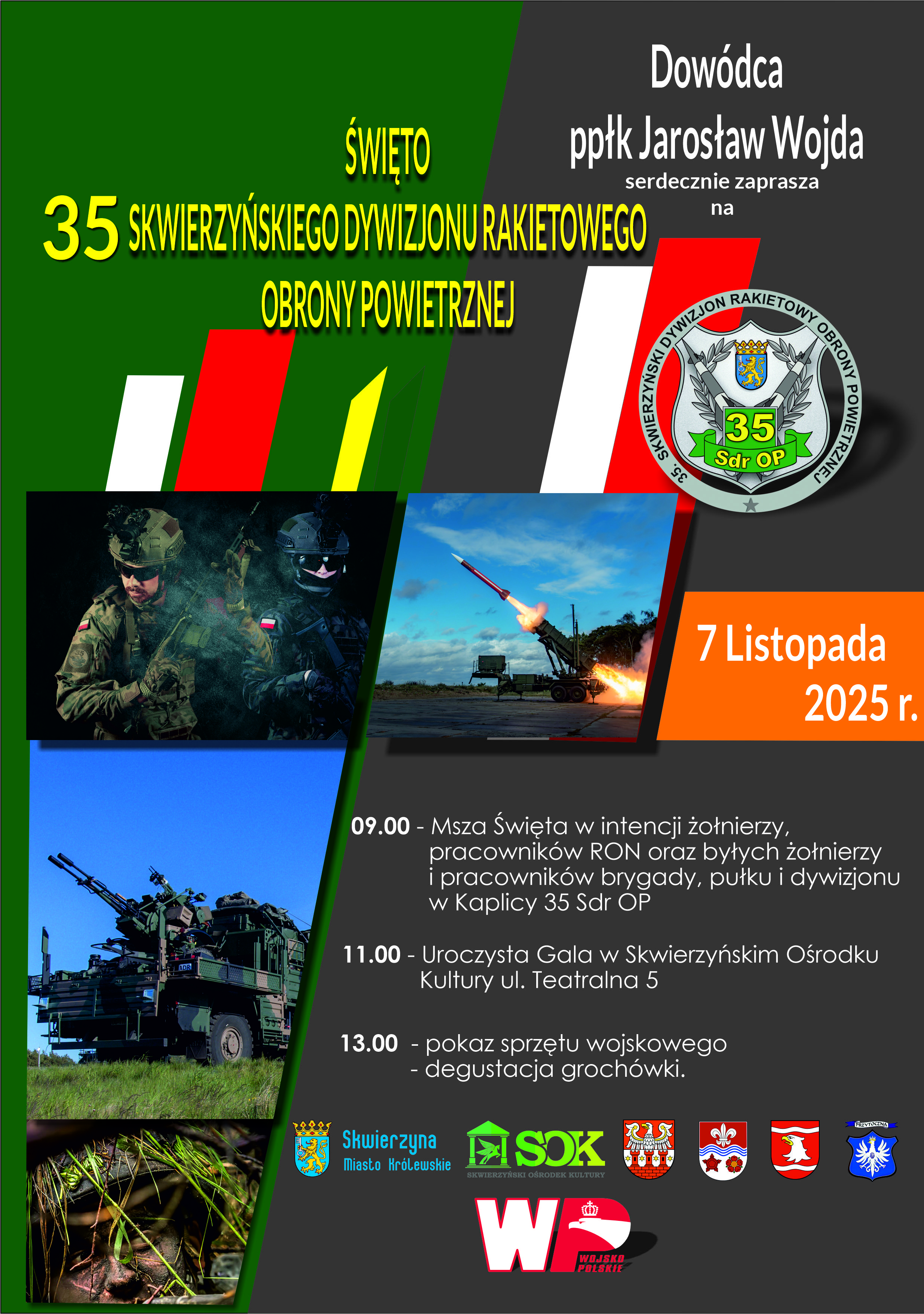ŚWIĘTO 35 SKWIERZYŃSKIEGO DYWIZJONU RAKIETOWEGO OBRONY POWIETRZNEJ