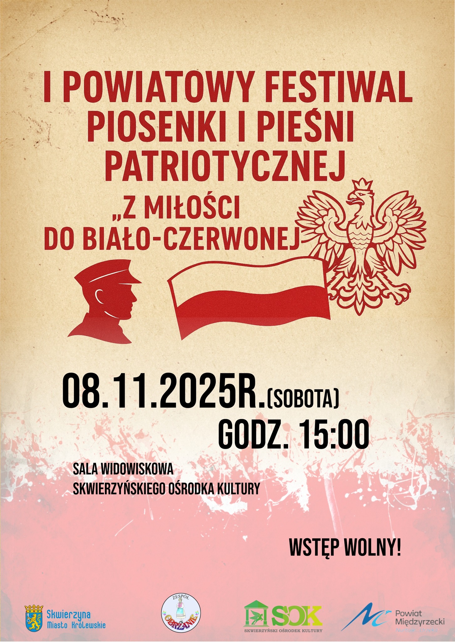 I POWIATOWY FESTIWAL PIEŚNI I PIOSENKI PATRIOTYCZNEJ