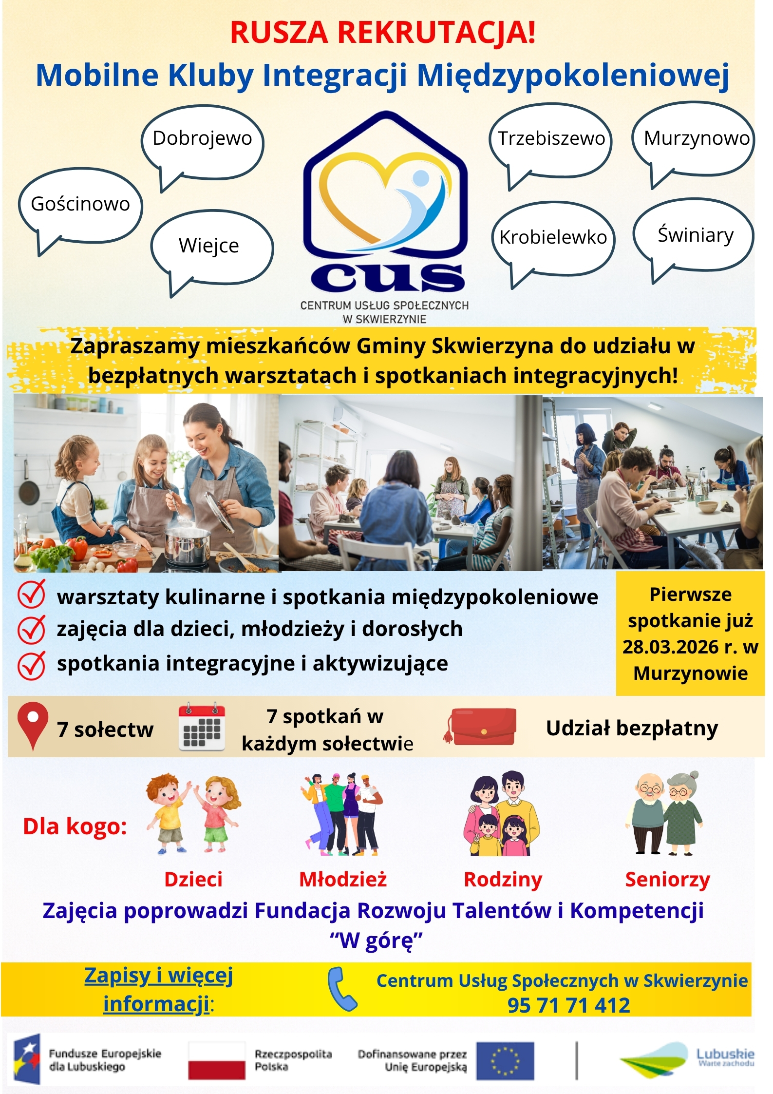 Rekrutacja Mobilnych Klubów Integracji Międzypokoleniowej