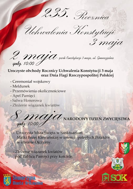 235. Rocznica Uchwalenia Konstytucji 3 Maja