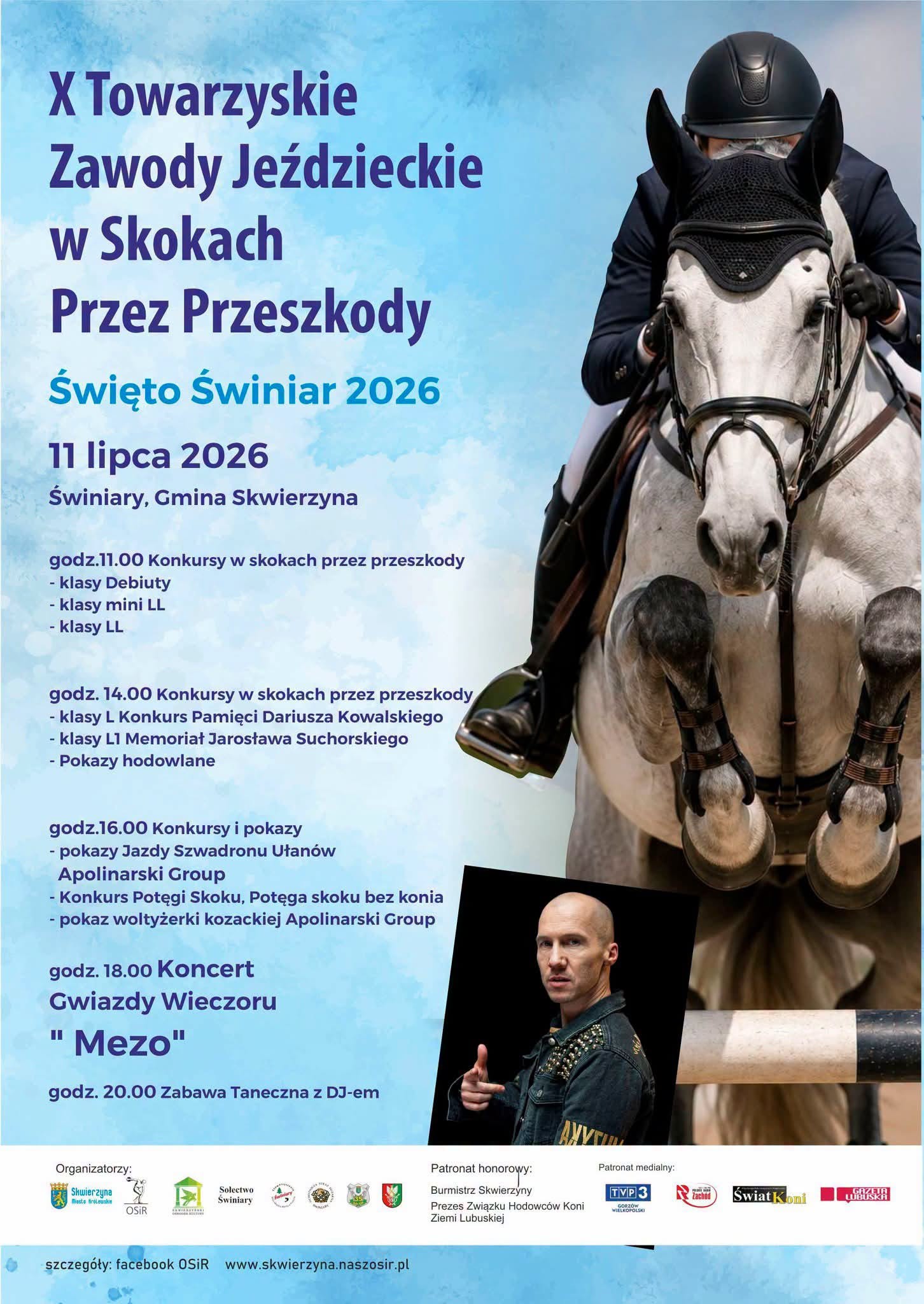x TOWARZYSKIE ZAWODY JEŹDZIECKIE