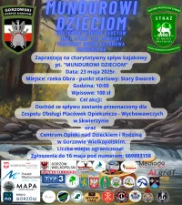 CHARYTATYWNY SPŁYW KAJAKOWY "MUNDUROWI DZIECIOM"