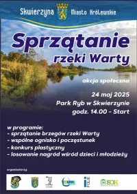 KOŁO WĘDKARSKIE NR 5 ESOX ZE SKWIERZYNY ORGANIZUJE CYKLICZNĄ AKCJĘ SPRZĄTANIA RZEKI WARTY