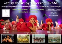 Zespół Taneczny TRANS zaprasza na zajęcia dla dzieci i młodzieży!