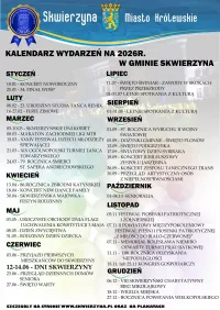 Kalendarz wydarzeń 2026