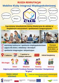 Rekrutacja Mobilnych Klubów Integracji Międzypokoleniowej