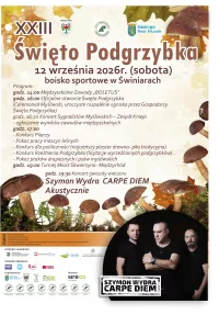 XXIII ŚWIĘTO PODGRZYBKA – ŚWINIARY 2026